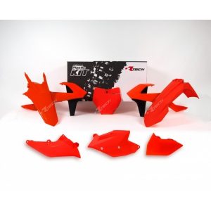 Sada plastov RTECH KTM SX/SX-F 2016-2018 oranžový neón