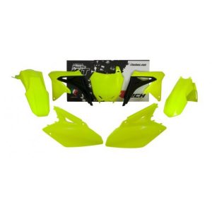 Sada plastov RTECH Suzuki RM-Z 450 2008-2017 žltý neón