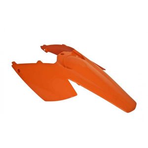 Zadný blatník s tabuľkami RTECH KTM EXC/EXC-F 2004-2007, SX/SX-F 2003-2006