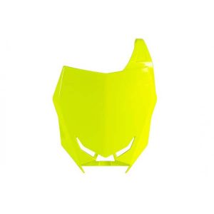 Tabuľka predná RTECH Suzuki RM-Z 250 2019-, RM-Z 450 2018- žltý neón